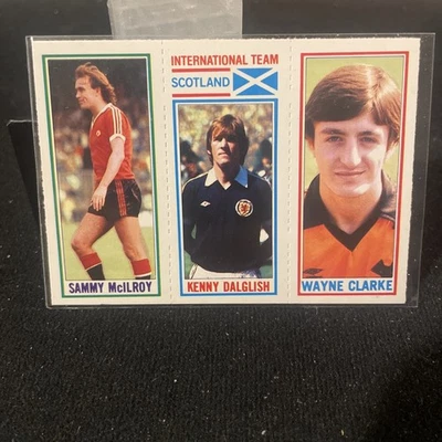 1981 Topps English League EPL Wayne Clark/Kenny Dalglish/Sammy McIlroy - Image 1 of 2