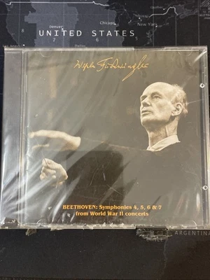 Furtwangler Beethoven Symphonies 4,5 , 6 & 7 WW II concerts  **NEW** Sealed 2cds — 第 1/3 张图片