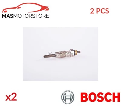 GLÜHKERZE GLÜHKERZEN BOSCH 0 250 202 001 2PCS A FÜR ROVER 100 METRO 114 D - Image 1 of 4