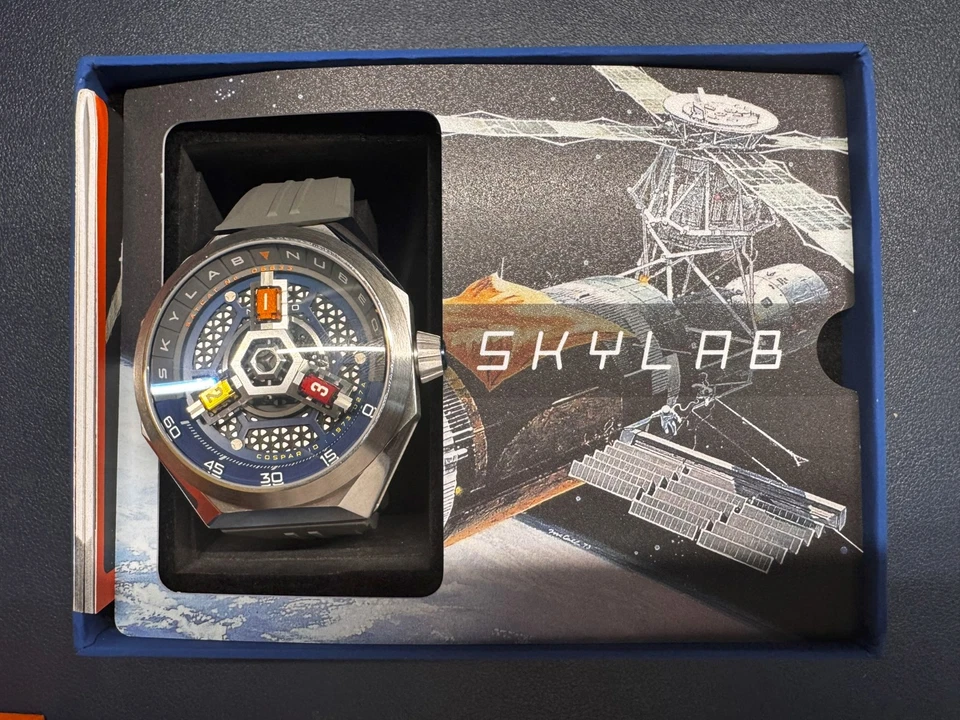 Nubeo Skylab Automático NB-6083-22 Gris-Azul | 48 mm | Kit Completo | Usado Dos Veces Foto 1 de 4