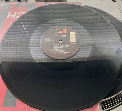 N2Deep - Back to the Hotel OG 1992 Press 12" PROMO VG/VG West Coast Classic! - Image 1 of 2