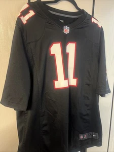 NFL Nike On Field Atlanta Falcons Julio Jones Black Football Jersey, Size XL - Picture 1 of 9