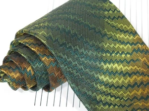 Missoni Cravatte Vibrant Abstract Woven Silk Tie Made in Italy 55 x 3 5/8 - Picture 1 of 3