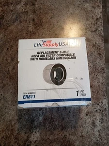 Life Supply USA HEPA AIR Filter Compatible With Homelabs Replacement ER811 - 1pc - Picture 1 of 9