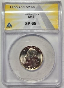1965 Special Mint Set Quarter ANACS SP-68 - Picture 1 of 5