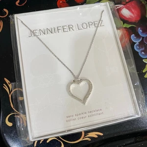 Sexy Collar Brillante Jennifer Lopez Estrás Corazón Nuevo en Caja Bisutería - Imagen 1 de 6