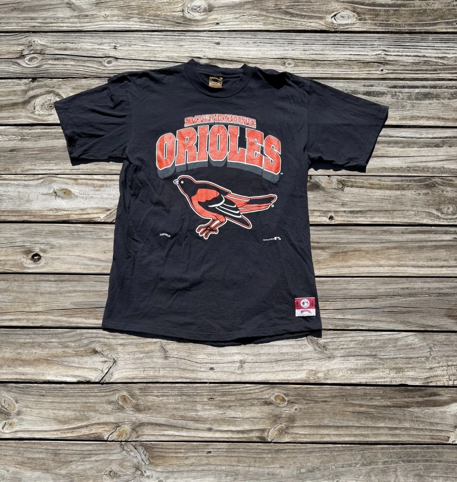 Vintage Baltimore Orioles Gold Tag Nutmeg Sports Graphic tee Size L - Image 1 of 4