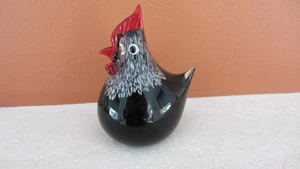 Vintage, OISEAU , POULE , Verre , MURANO ITALY . - Picture 1 of 7