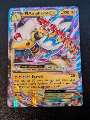 M Ampharos EX 28/98 XY - Ancient Origins Holo - Image 1 of 4
