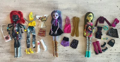 Monster High Doll Lot! Rarely Found Together! Wydowna, Djinni ,  & Iris - Image 1 of 4