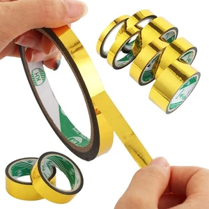 Flash DIY Decoration Reflective Laser Tape Golden Tape - Picture 1 of 26