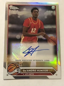 2023-24 Topps Chrome Autographs Refractor #CGDH De'Andre Hunter Auto Cavaliers - Picture 1 of 2
