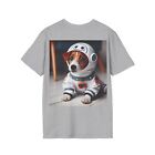 Astronaut Dog Jack Russell Terrier Puppy Unisex Softstyle T-Shirt