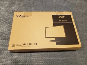 Acer 21.5" EK220Q FHD IPS 100Hz LCD Monitor - Picture 1 of 3