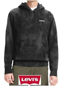 Levi's ® Mens Caviar CAMO Graphic Fleece Hoodie Relaxed Fit RRP £59.99