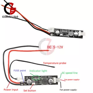 12V 4-Wire PWM Temperature Speed Controller for PC Fan Computer Fan Noise reduce - Picture 1 of 6