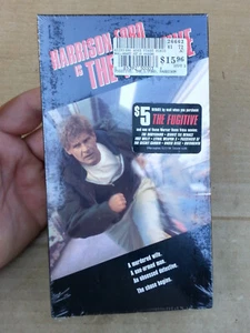 The Fugitive VHS Brand New Factory Sealed W/WATERMARKS Harrison Ford 1ST EDITION - Picture 1 of 6