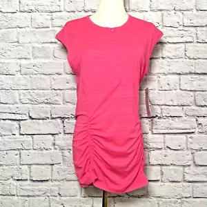 Athleta Pacifica Contoured Tank Pink SIZE MT #405067 Zip Pocket Spring NWT $55 - Picture 1 of 18