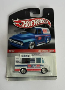 HOT WHEELS Ice Cream Truck Slick Rides real riders white 18/34 - Picture 1 of 1