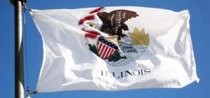 ILLINOIS STATE FLAG new superior quality 2x3ft size fade resist flag us seller - Picture 1 of 3