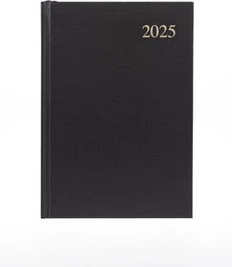 Collins Essential 2025 Diary A4 A5 Week to View Day a Page- Black Blue Maroon - Picture 1 of 10