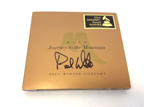 2010 Earth Music Signed Paul Winter Consort MIHO Journey to the Mountain CD Cover