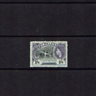 St Helena: 1953, Queen Elizabeth definitive, 2s6d, black & violet, MLH