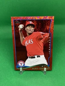 Alexi Ogando 2014 Topps Red Refractor #422 Texas Rangers MLB Baseball Card - Picture 1 of 2