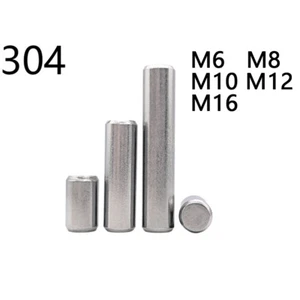 M6-M16 304 Stainless Steel Dowel Pins Parallel Pin Roller Pin Bearing Needle - Picture 1 of 6