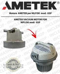 GSP Motore aspirazione AMETEK per aspirapolvere NILFISK - 230 V 1000 W - Imagen 1 de 1