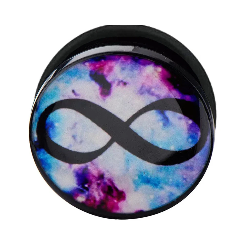 Plug Unendlichkeit Infinity Weltraum Unendlich Tunnel Größe Wahl 4 - 25 mm - Bild 1 von 1