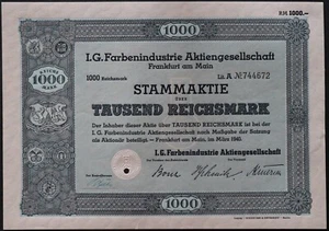 1000 Reichsmark 1940 - Series: 744672 - Germany Loan Bond - "Y171 - Picture 1 of 4