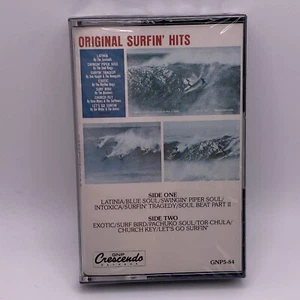 Original Surfin Hits Compilation Cassette Tape GNP Crescendo  GNP5-84 SEALED NOS - Picture 1 of 8