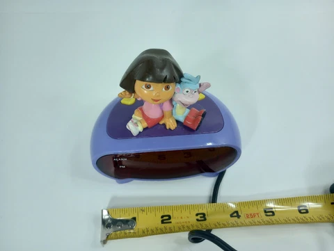 Dora The Explorer And Boots Alarm Digital Clock 2004 Collectible Cover