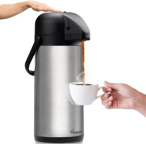 US Shipping,Coffee Maker with Pump - 102 oz Insulated Stainless Steel Coffee Pot - Picture 1 of 8
