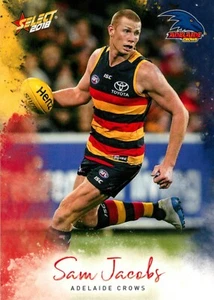 2018 ADELAIDE CROWS AFL Card SAM JACOBS - Bild 1 von 2