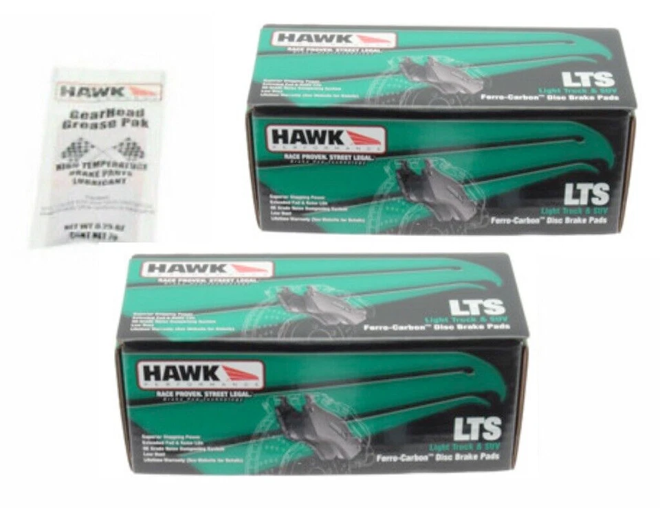 Pastillas de freno delanteras + traseras Hawk LTS para Toyota Lexus GX460 GX470 4Runner FJ Cruiser Foto 1 de 1
