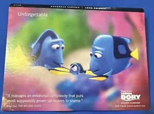 FINDING DORY FYC DVD SCREENER DISNEY ELLEN DEGENERES TY BURRELL IDRIS ELBA PROMO - Picture 1 of 5