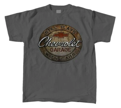 Chevrolet Garage T shirt still plays with Cars Tee American Muscle Cars - Image 1 of 2