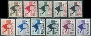 1942 LIBIA SEGNATASSE MEHARISTA 11 VALORI MNH ** - RF37-8 - Picture 1 of 1