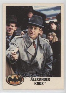 1989 Topps Batman Factory Set Glossy Alexander Knox Robert Wuhl #7 oi7