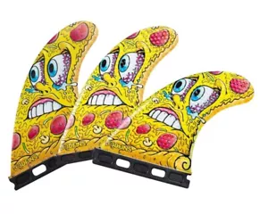 3DFINS Surfboard Fins All Rounder Medium Pizza Futures Base 4.37” Ht 4.55” - Picture 1 of 2