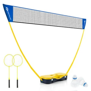 Portable Badminton Set Outdoor Sport Game Set with 2 Shuttlecocks - Picture 1 of 5