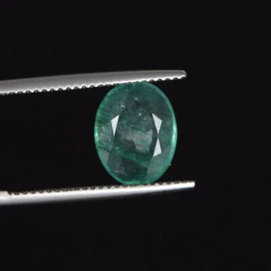 2.65Ct Oval Shape Natural Top Green Emerald Certified Loose Gemstone for Jewelry - Picture 1 of 7