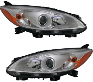 DEPO Headlight Set For 2012-2017 Mazda 5 Driver & Passenger Side MA2518139 - Picture 1 of 3