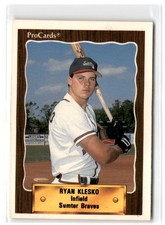 1990 CMC Ryan Klesko #826 Sumter Braves