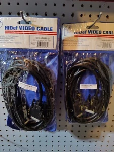 LOT 55350-E (3) 10FT DVI to VGA Monitor Cables . - Picture 1 of 3