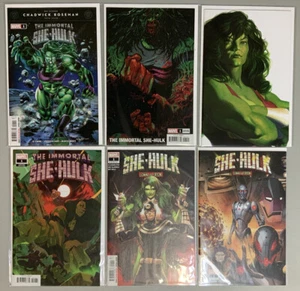 Lote Key MCU Immortal She-Hulk #1 (2020) y Anual 1 (2019) con Variantes 9.4+ - Imagen 1 de 5