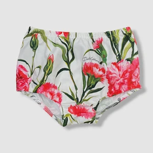 Dolce&Gabbana Baby Girl's White Printed Bloomers Underwear Size 24-30 Months - Picture 1 of 3