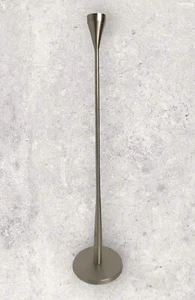 Calvin Klein 16 Zoll groß einzelner kubischer Edelstahl Hohlgeschirr Kerzenständer - Bild 1 von 3